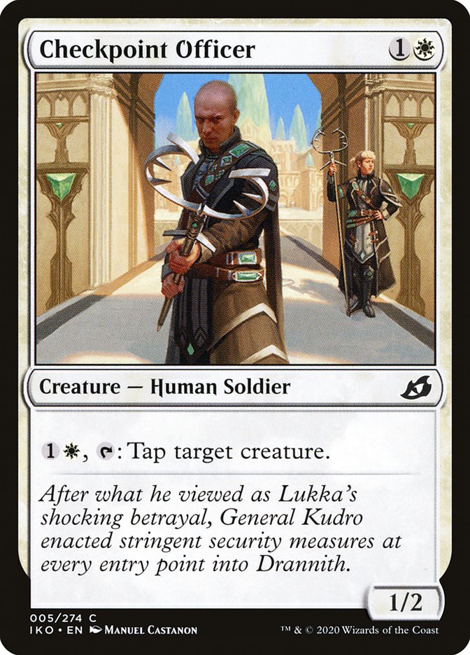 Checkpoint Officer [Ikoria: Lair of Behemoths] | I Want That Stuff Brandon