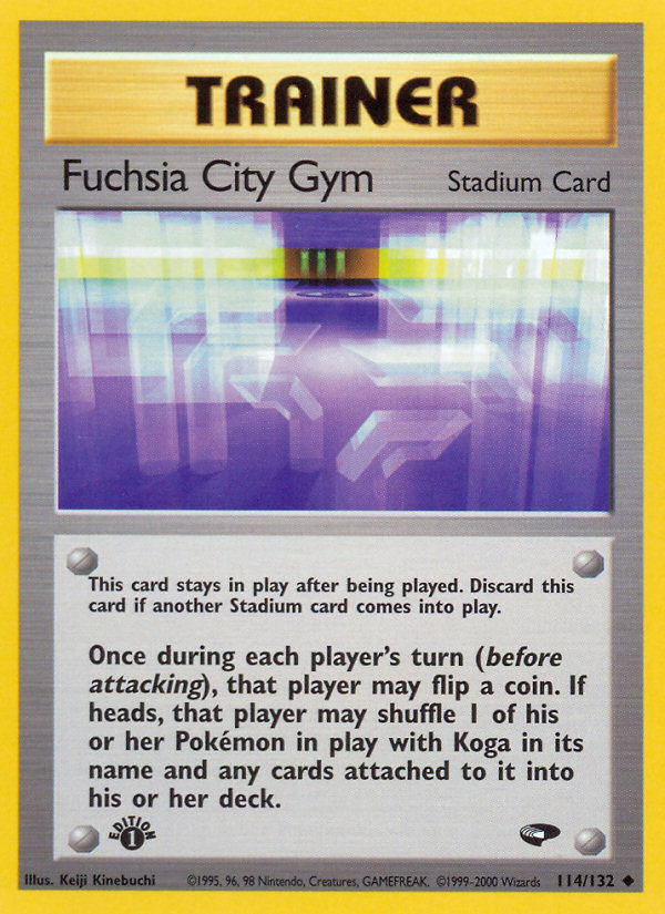 Fuchsia City Gym (114/132) [Gym Challenge 1st Edition] | I Want That Stuff Brandon
