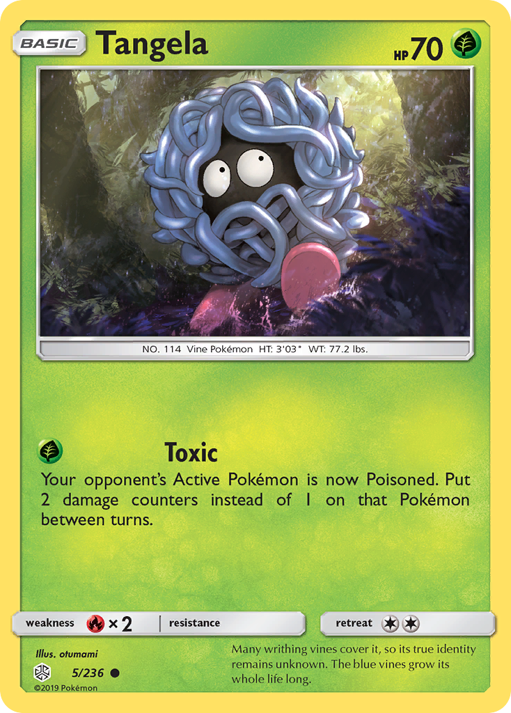 Tangela (5/236) [Sun & Moon: Cosmic Eclipse] | I Want That Stuff Brandon