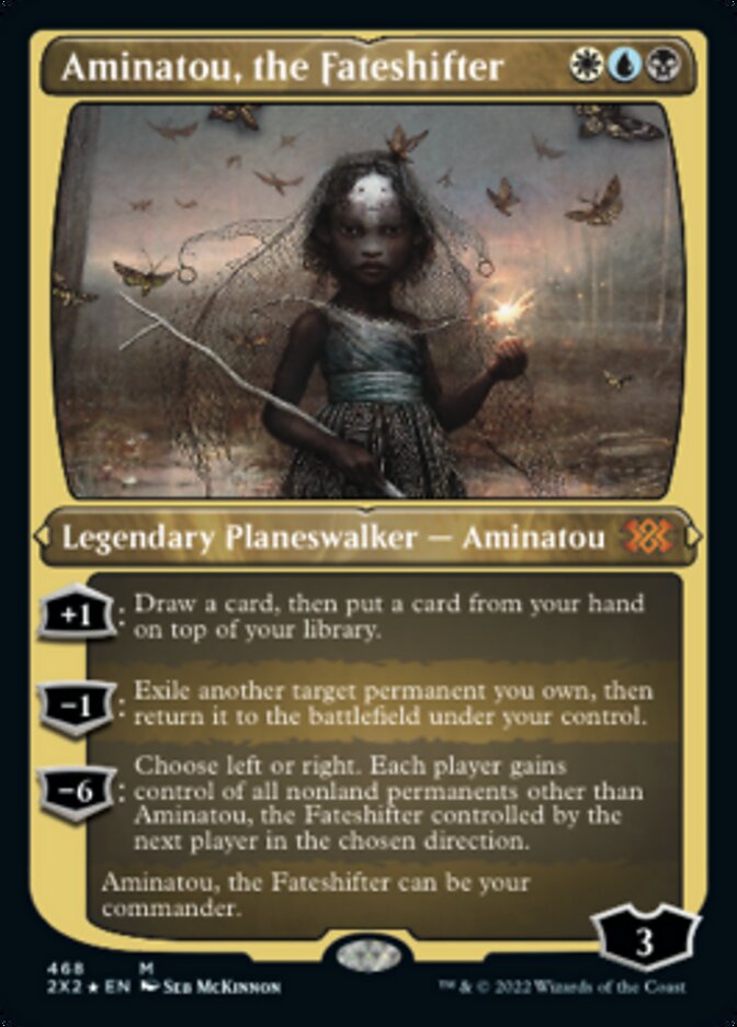 Aminatou, the Fateshifter (Foil Etched) [Double Masters 2022] | I Want That Stuff Brandon
