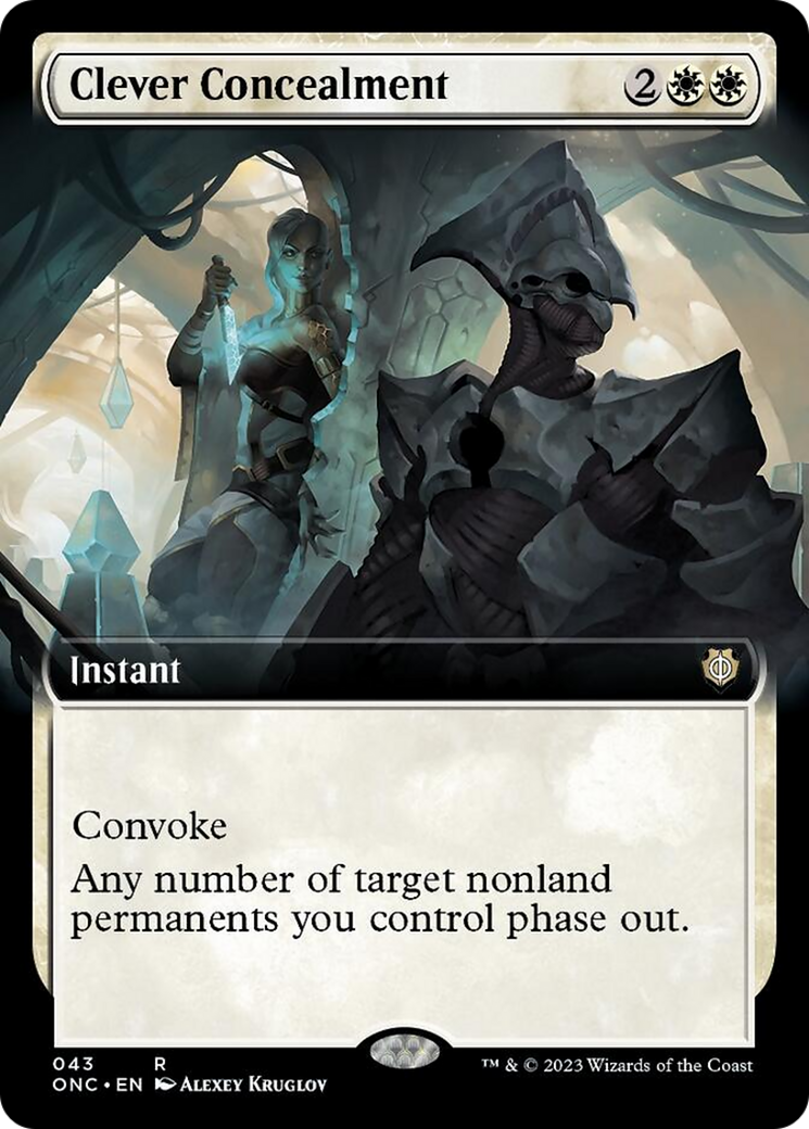 Clever Concealment (Extended Art) [Phyrexia: All Will Be One Commander] | I Want That Stuff Brandon