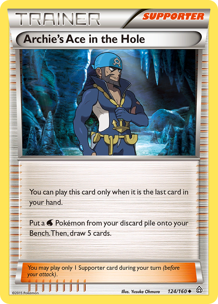 Archie's Ace in the Hole (124/160) [XY: Primal Clash] | I Want That Stuff Brandon