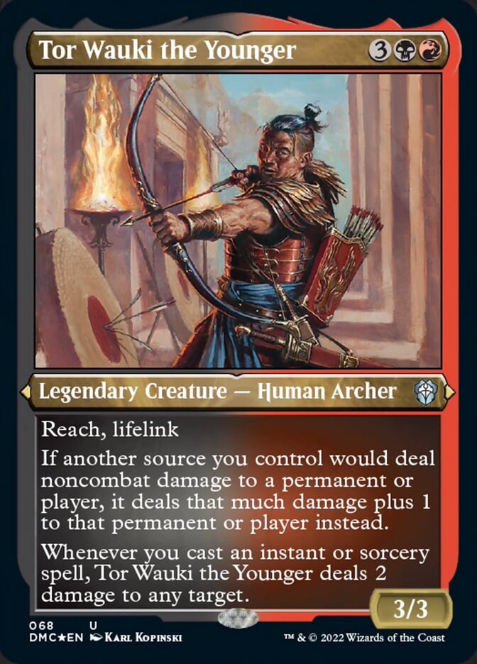 Tor Wauki the Younger (Foil Etched) [Dominaria United Commander] | I Want That Stuff Brandon