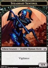 Steadfast Sentinel // Zombie Double-Sided Token [Hour of Devastation Tokens] | I Want That Stuff Brandon