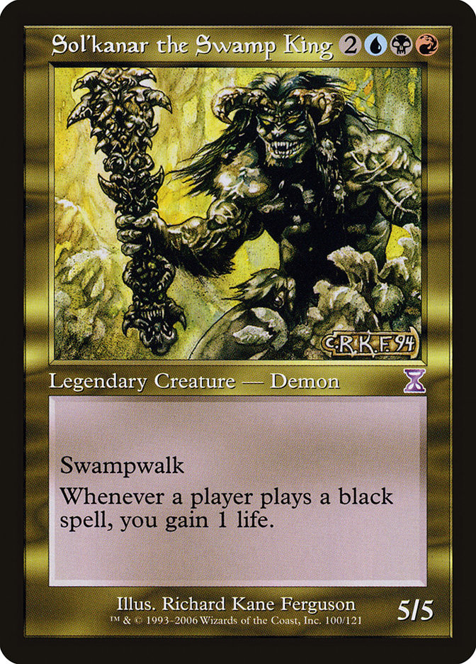 Sol'kanar the Swamp King [Time Spiral Timeshifted] | I Want That Stuff Brandon