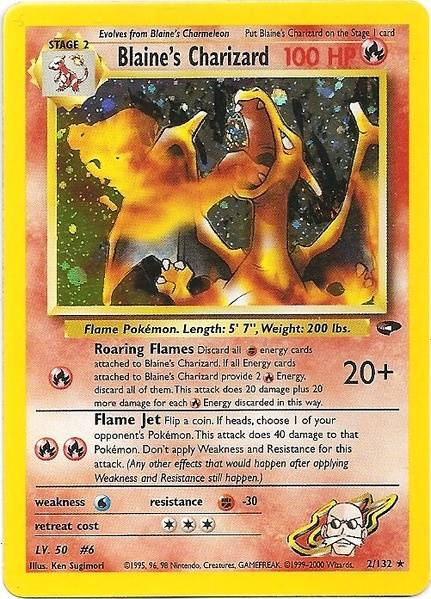 Blaine's Charizard (2/132) [Gym Challenge Unlimited] | I Want That Stuff Brandon