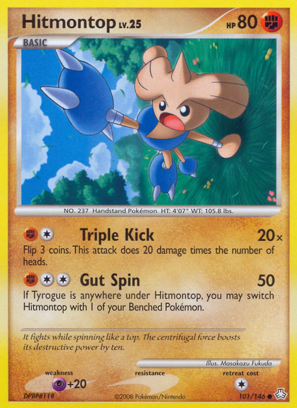 Hitmontop (101/146) [Diamond & Pearl: Legends Awakened] | I Want That Stuff Brandon