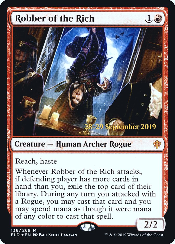 Robber of the Rich [Throne of Eldraine Prerelease Promos] | I Want That Stuff Brandon