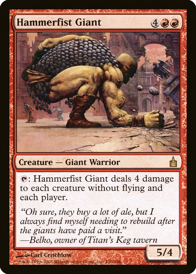 Hammerfist Giant [Ravnica: City of Guilds] | I Want That Stuff Brandon