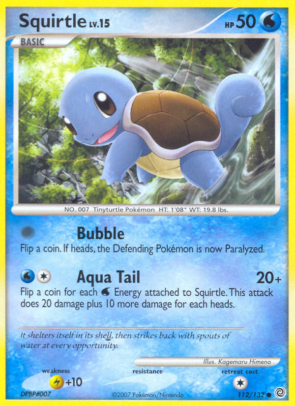 Squirtle (112/132) [Diamond & Pearl: Secret Wonders] | I Want That Stuff Brandon