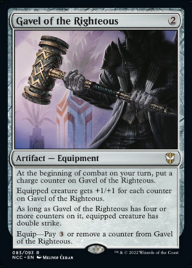 Gavel of the Righteous [Streets of New Capenna Commander] | I Want That Stuff Brandon