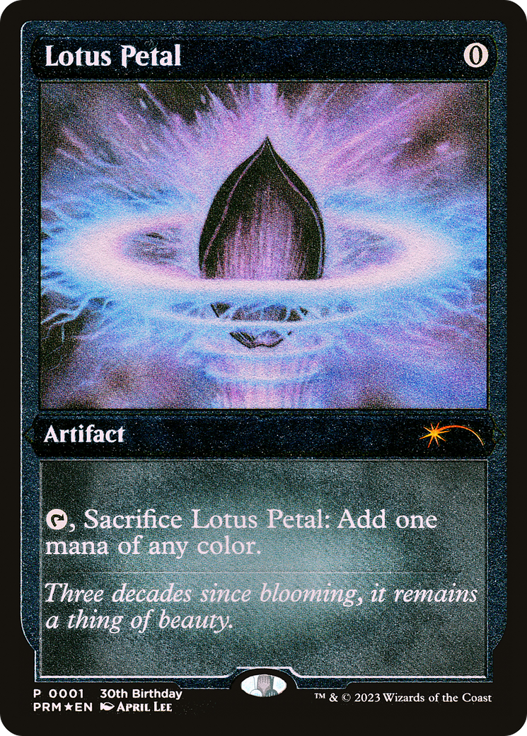 Lotus Petal (Foil Etched) [30th Anniversary Promos] | I Want That Stuff Brandon