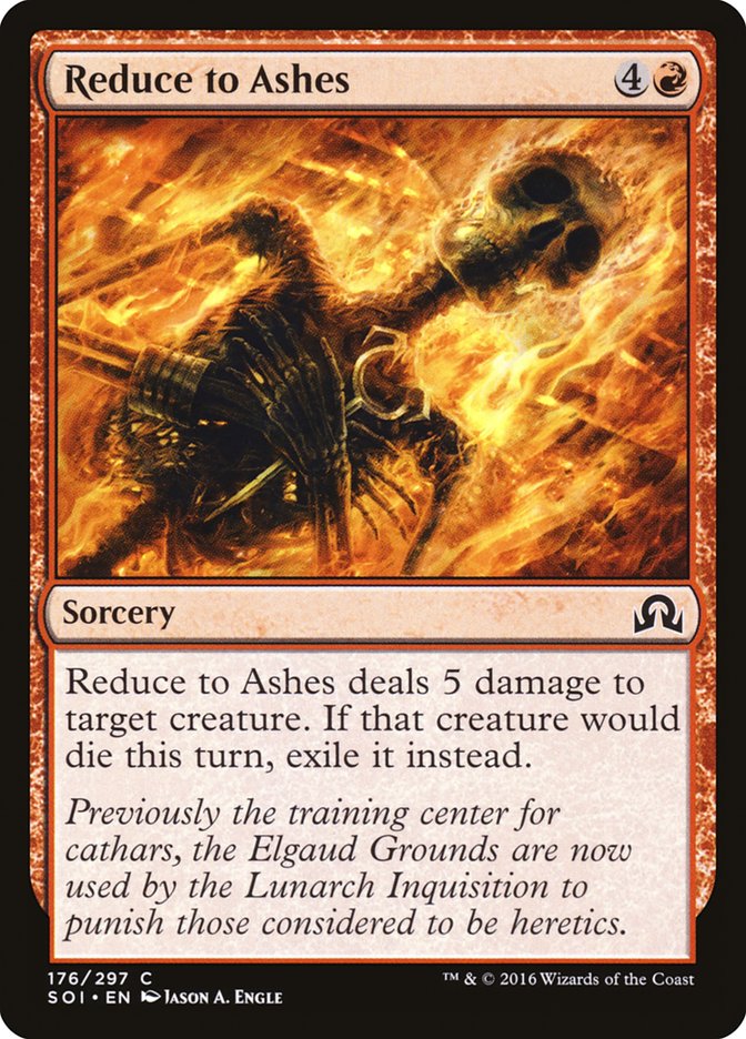 Reduce to Ashes [Shadows over Innistrad] | I Want That Stuff Brandon