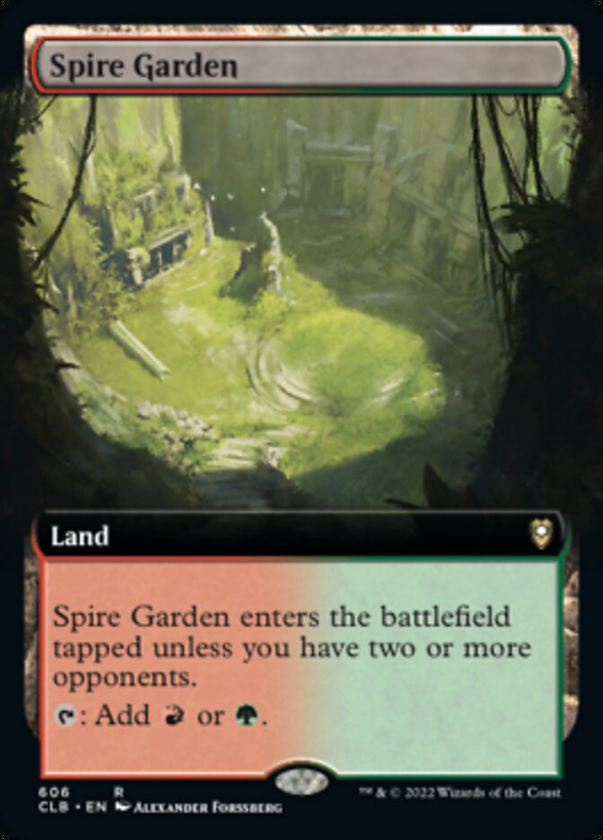 Spire Garden (Extended Art) [Commander Legends: Battle for Baldur's Gate] | I Want That Stuff Brandon