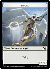 Angel (3) // Demon Double-Sided Token [March of the Machine Commander Tokens] | I Want That Stuff Brandon