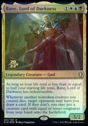 Bane, Lord of Darkness [Commander Legends: Battle for Baldur's Gate Prerelease Promos] | I Want That Stuff Brandon