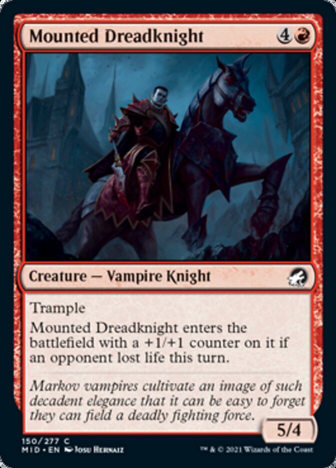 Mounted Dreadknight [Innistrad: Midnight Hunt] | I Want That Stuff Brandon
