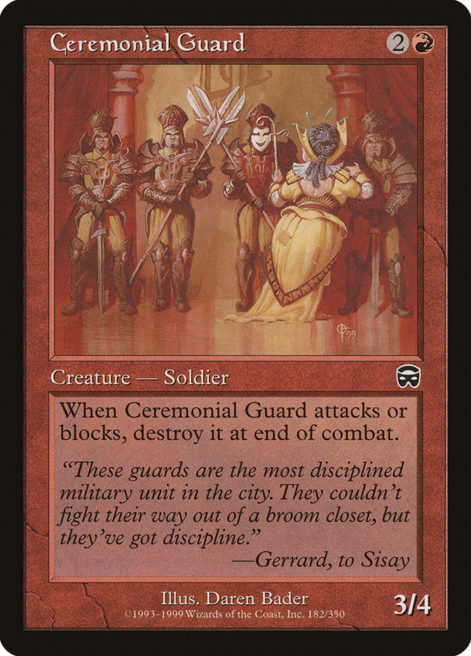 Ceremonial Guard [Mercadian Masques] | I Want That Stuff Brandon