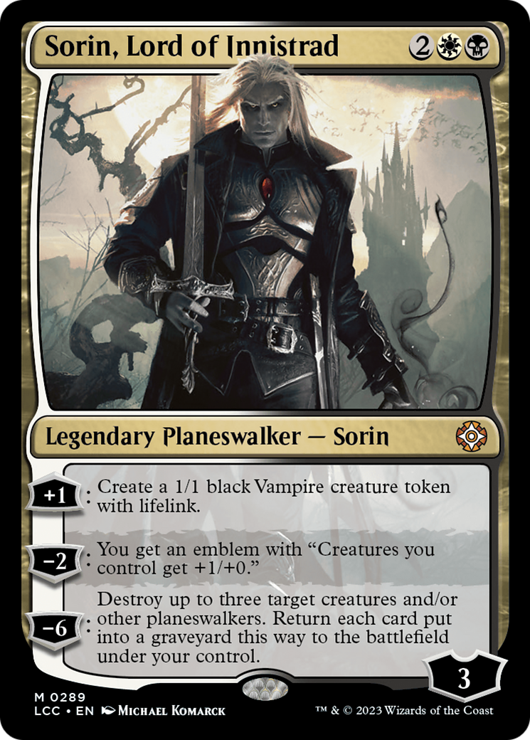 Sorin, Lord of Innistrad [The Lost Caverns of Ixalan Commander] | I Want That Stuff Brandon