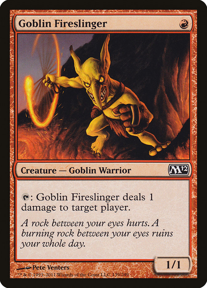 Goblin Fireslinger [Magic 2012] | I Want That Stuff Brandon