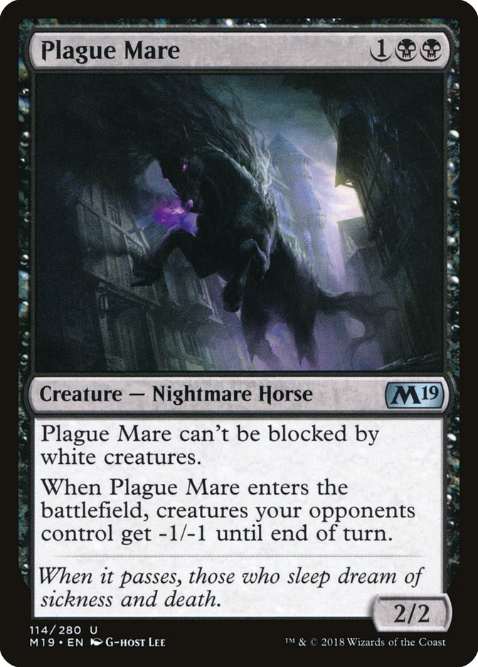 Plague Mare [Core Set 2019] | I Want That Stuff Brandon