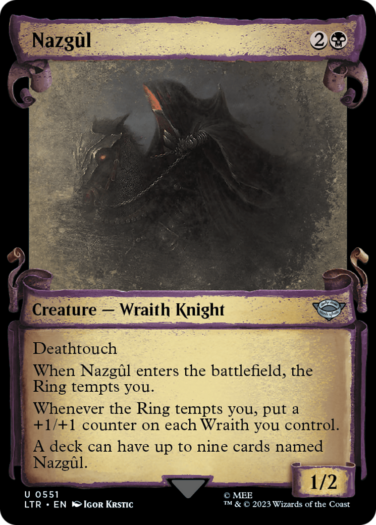 Nazgul (0551) [The Lord of the Rings: Tales of Middle-Earth Showcase Scrolls] | I Want That Stuff Brandon