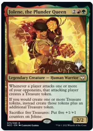 Jolene, the Plunder Queen (Promo Pack) [Streets of New Capenna Commander Promos] | I Want That Stuff Brandon