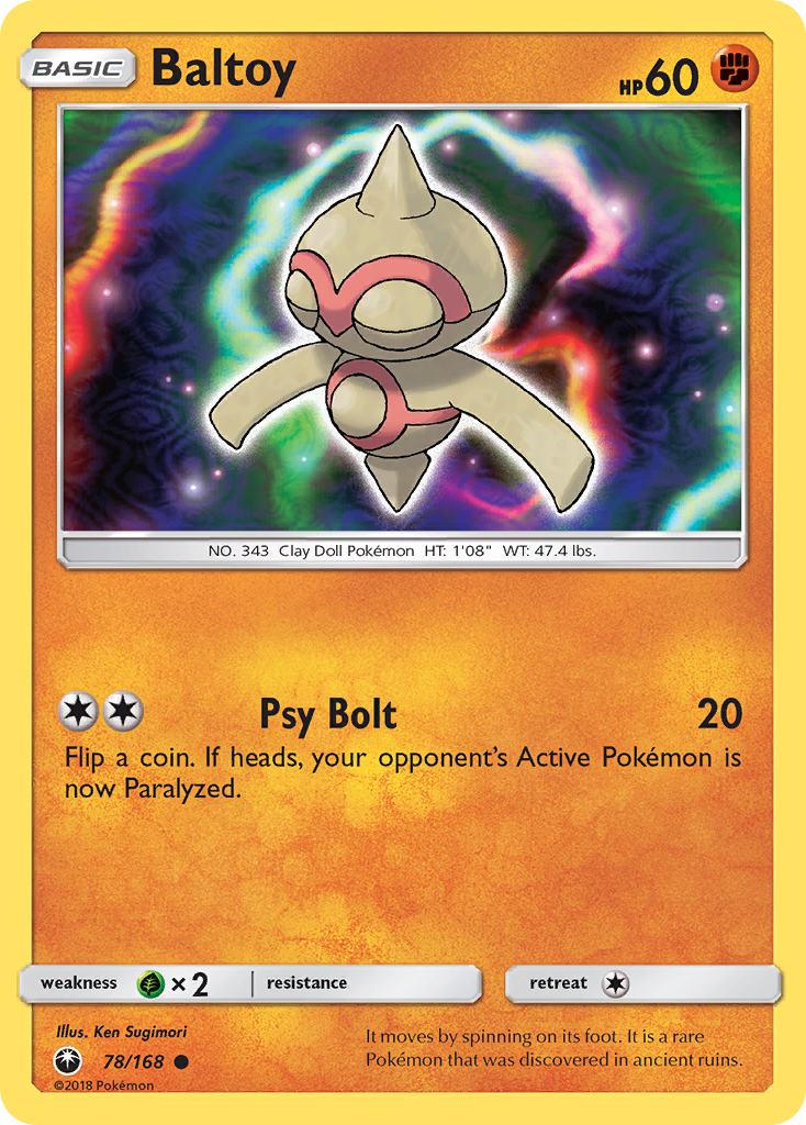 Baltoy (78/168) [Sun & Moon: Celestial Storm] | I Want That Stuff Brandon