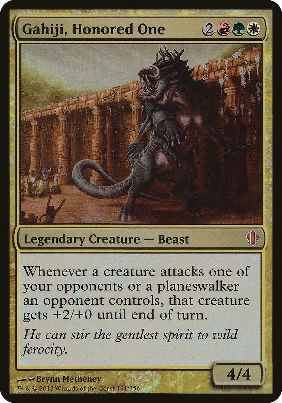 Gahiji, Honored One (Oversized) [Commander 2013 Oversized] | I Want That Stuff Brandon