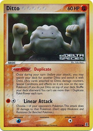 Ditto (62/113) (Stamped) [EX: Delta Species] | I Want That Stuff Brandon