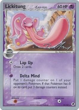 Lickitung (19/101) (Delta Species) (Legendary Ascent - Tom Roos) [World Championships 2007] | I Want That Stuff Brandon