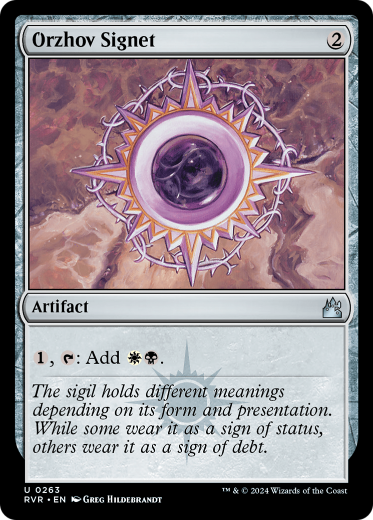 Orzhov Signet [Ravnica Remastered] | I Want That Stuff Brandon