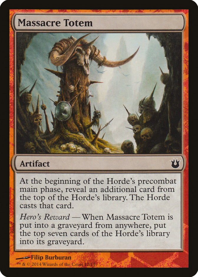 Massacre Totem [Born of the Gods Battle the Horde] | I Want That Stuff Brandon