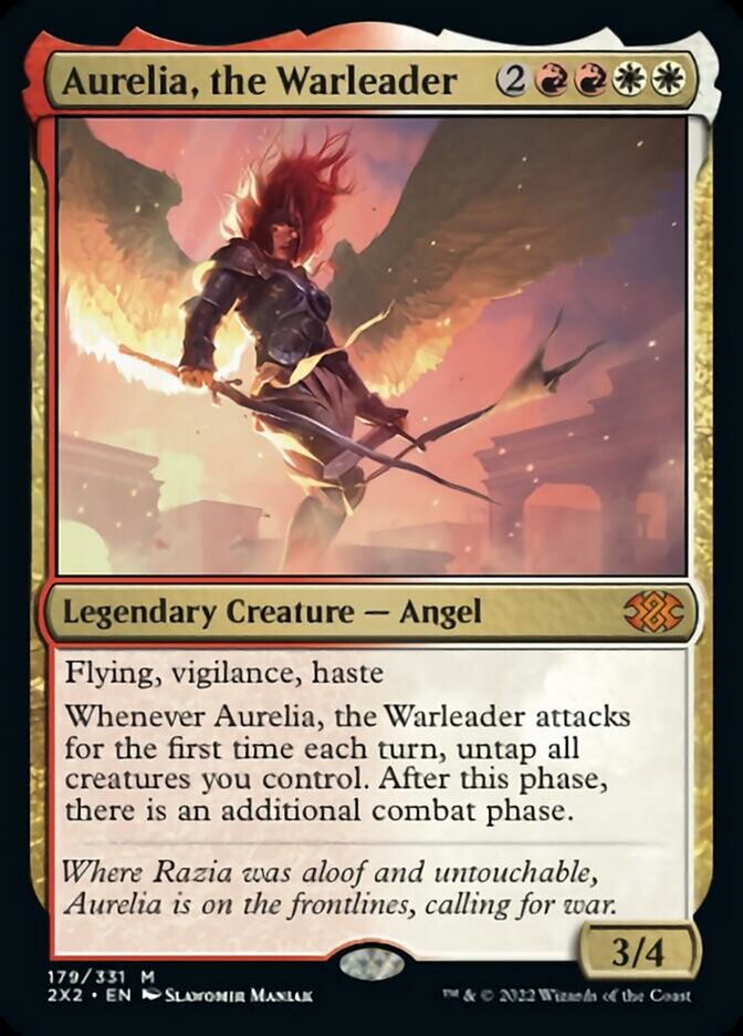 Aurelia, the Warleader [Double Masters 2022] | I Want That Stuff Brandon