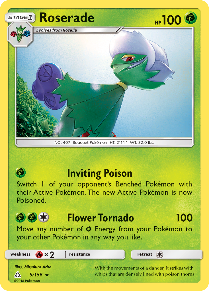 Roserade (5/156) [Sun & Moon: Ultra Prism] | I Want That Stuff Brandon