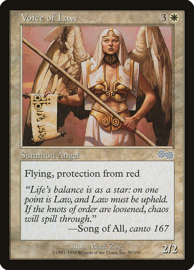 Voice of Law [Urza's Saga] | I Want That Stuff Brandon