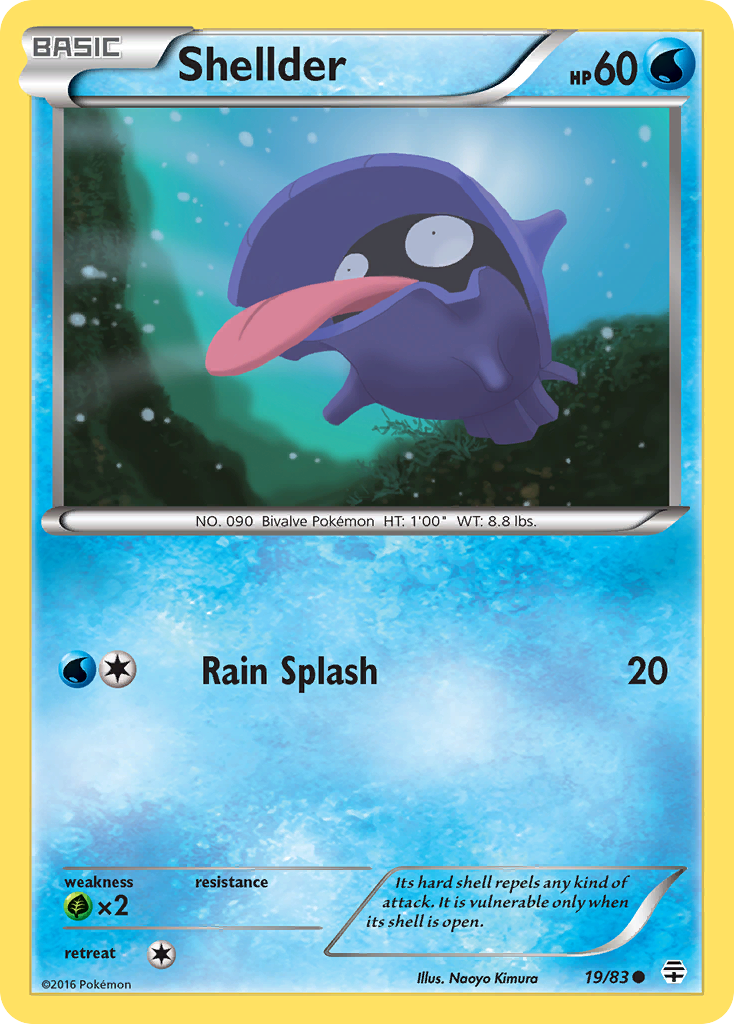 Shellder (19/83) [XY: Generations] | I Want That Stuff Brandon