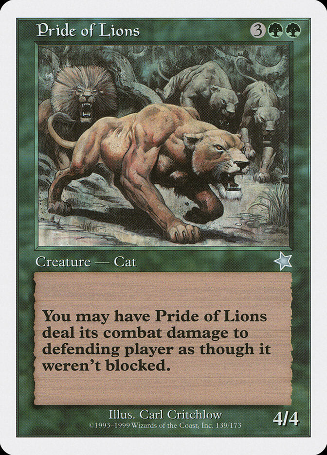 Pride of Lions [Starter 1999] | I Want That Stuff Brandon