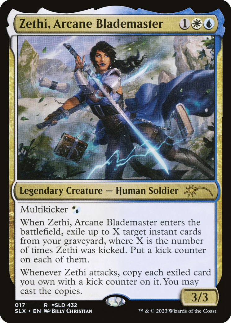 Zethi, Arcane Blademaster [Secret Lair: Universes Within] | I Want That Stuff Brandon