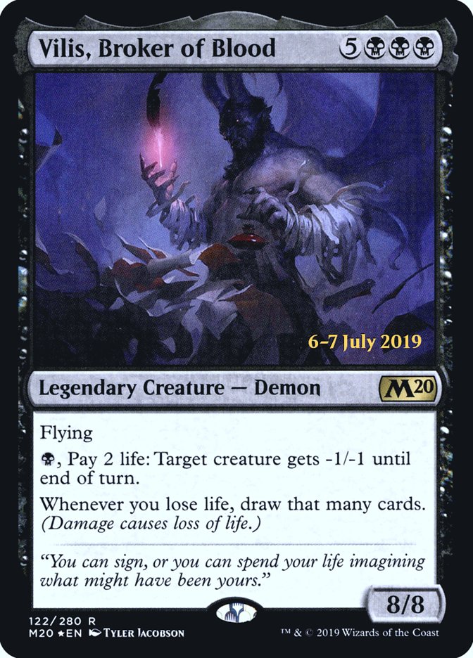 Vilis, Broker of Blood [Core Set 2020 Prerelease Promos] | I Want That Stuff Brandon