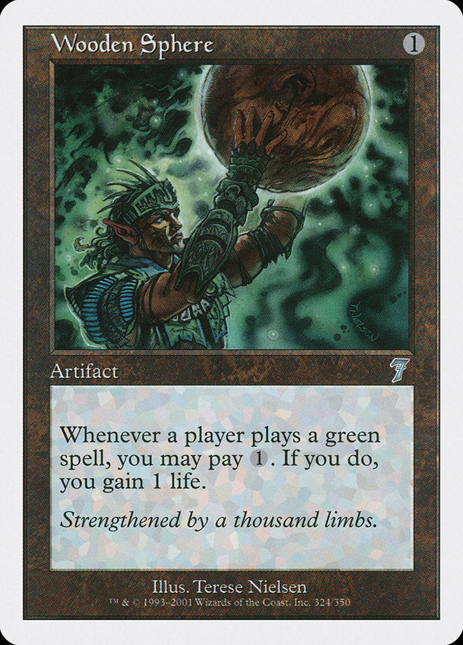 Wooden Sphere [Seventh Edition] | I Want That Stuff Brandon