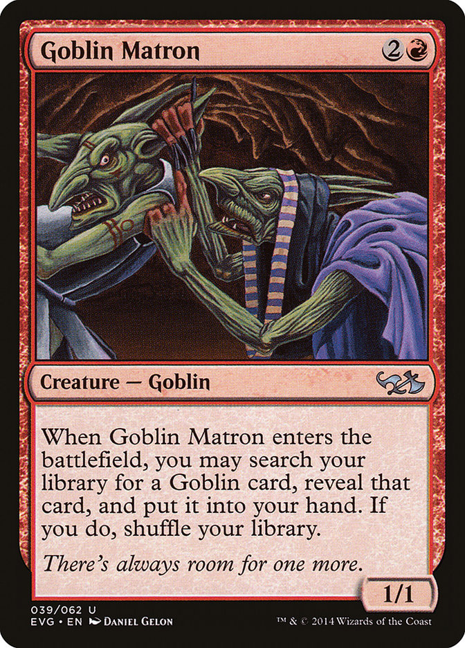 Goblin Matron (Elves vs. Goblins) [Duel Decks Anthology] | I Want That Stuff Brandon