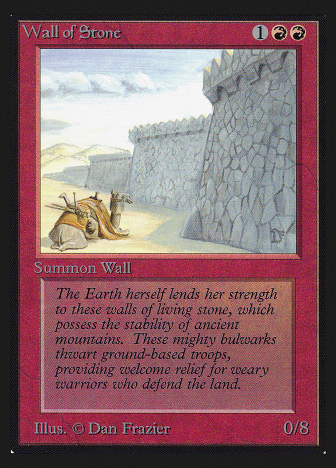 Wall of Stone [International Collectors' Edition] | I Want That Stuff Brandon