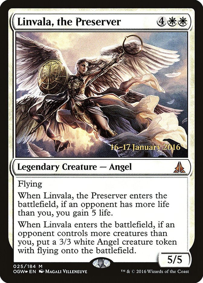 Linvala, the Preserver [Oath of the Gatewatch Prerelease Promos] | I Want That Stuff Brandon