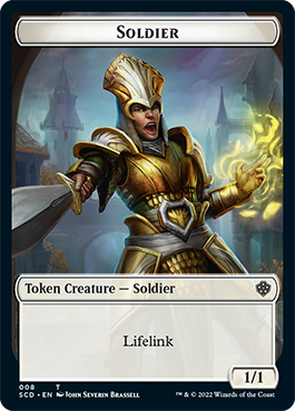 Saproling // Soldier Double-Sided Token [Starter Commander Decks] | I Want That Stuff Brandon