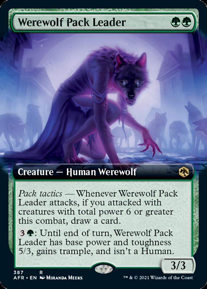 Werewolf Pack Leader (Extended Art) [Dungeons & Dragons: Adventures in the Forgotten Realms] | I Want That Stuff Brandon