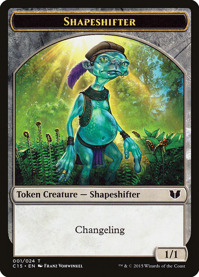 Elemental Shaman // Shapeshifter Double-Sided Token [Commander 2015 Tokens] | I Want That Stuff Brandon