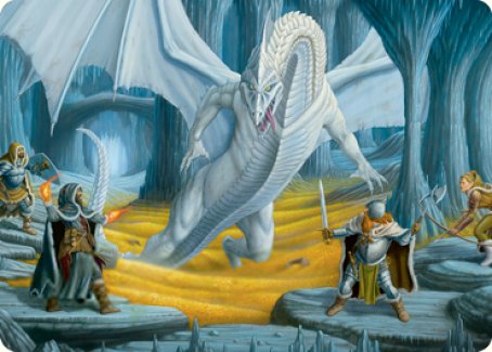 Cave of the Frost Dragon Art Card [Dungeons & Dragons: Adventures in the Forgotten Realms Art Series] | I Want That Stuff Brandon