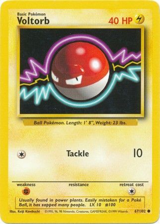 Voltorb (67/102) [Base Set Unlimited] | I Want That Stuff Brandon