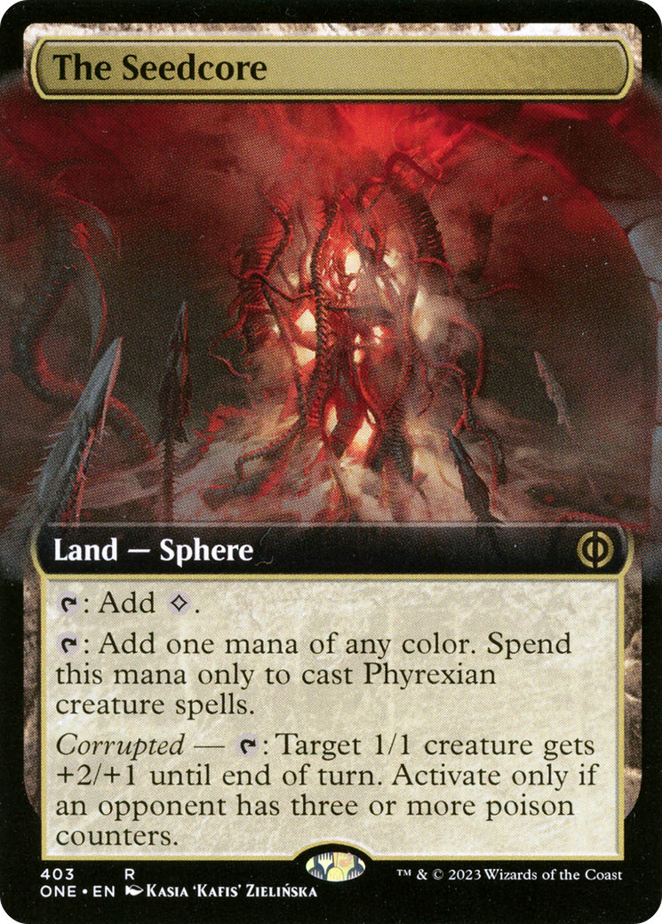 The Seedcore (Extended Art) [Phyrexia: All Will Be One] | I Want That Stuff Brandon